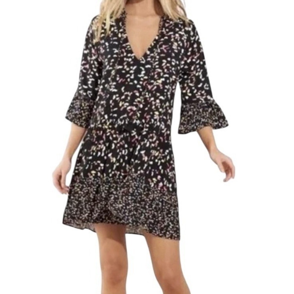 Maaji NWT Black Floral Mini Dress